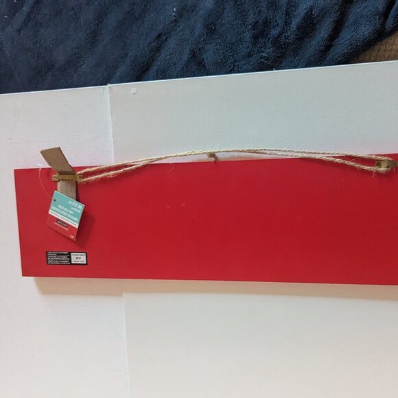 NWT! Retro 'No Humbugging' Red Christmas MCM Sign Michael's Holiday Home Decor - Picture 7 of 12